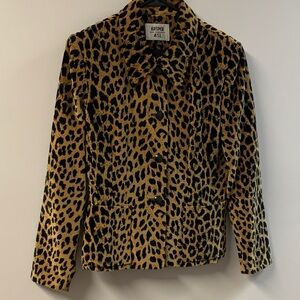 Kasper and Compant ASL Women's Animal Print Blazer Size 8